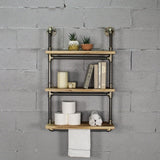 Juneau Industrial Wall Mounted 24" Wide Etagere Rack