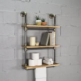 Juneau Industrial Wall Mounted 24" Wide Etagere Rack