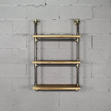 Juneau Industrial Wall Mounted 24" Wide Etagere Rack