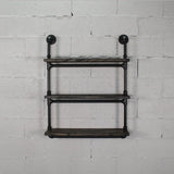 Juneau Industrial Chic  30” Wide  3-Tier Wall Mounted Etagere Bookcase