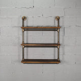 Juneau Industrial Chic  30” Wide  3-Tier Wall Mounted Etagere Bookcase