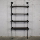 Sacramento Industrial Chic  33” Wide  4-Tier Etagere Bookcase
