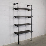 Sacramento Industrial Chic  33” Wide  4-Tier Etagere Bookcase