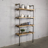 Sacramento Industrial Chic  33” Wide  4-Tier Etagere Bookcase