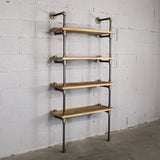 Sacramento Industrial Chic  33” Wide  4-Tier Etagere Bookcase