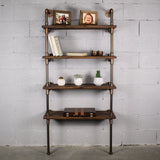 Sacramento Industrial Chic  33” Wide  4-Tier Etagere Bookcase