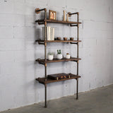 Sacramento Industrial Chic  33” Wide  4-Tier Etagere Bookcase