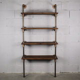 Sacramento Industrial Chic  33” Wide  4-Tier Etagere Bookcase