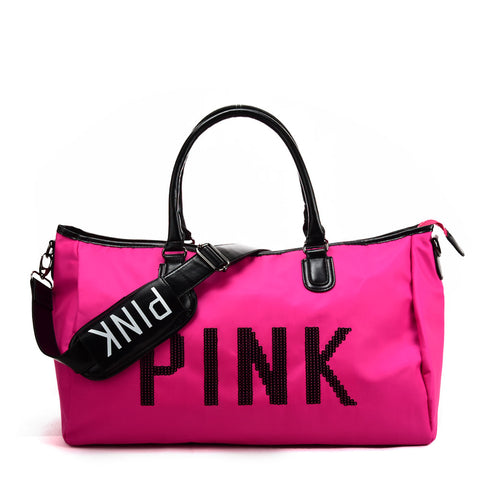 VK5532 FUSHIA - Tote Travelling Bag With Zipper (was 10)