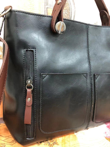 ZY0063 Black Vintage handbag